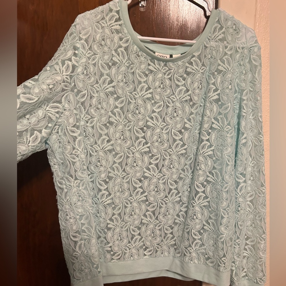 Cato mint green 3x